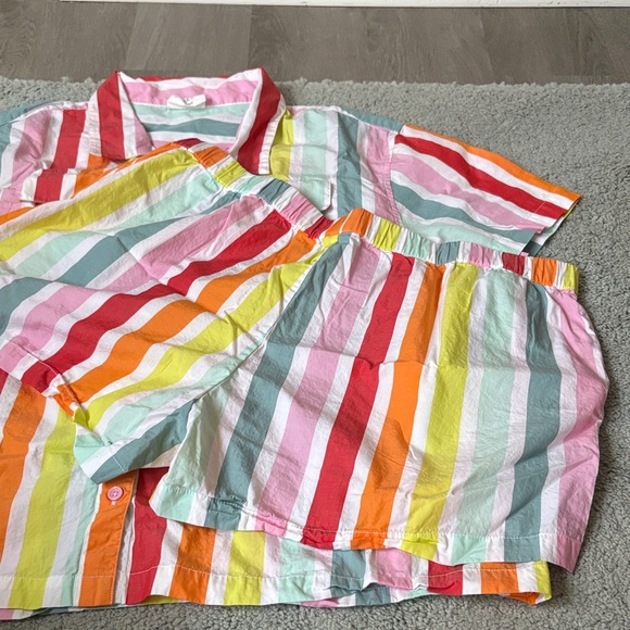 Lake x Atlantic Pacific Striped Women's Pajama Set - Picture 5 of 7